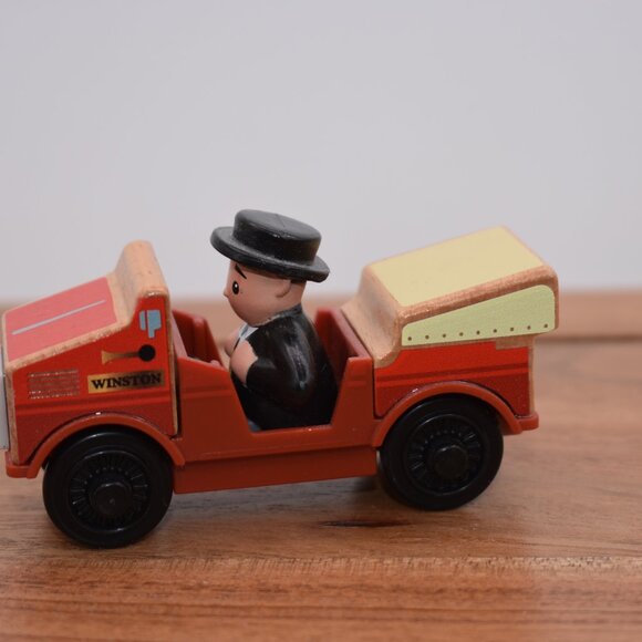 Winston FHM21 with Driver Sir Topham Hatt Thomas & Friends Wooden Railway Train - Picture 4 of 6